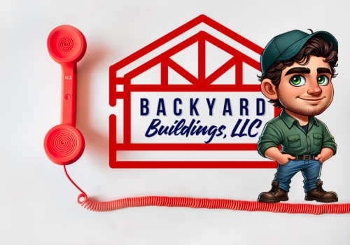 SC Backyard Buildings Metal Building Build Professional metal building construction process showing site preparation and installation by SC Backyard Buildings team